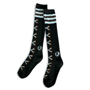 fake lace tall socks